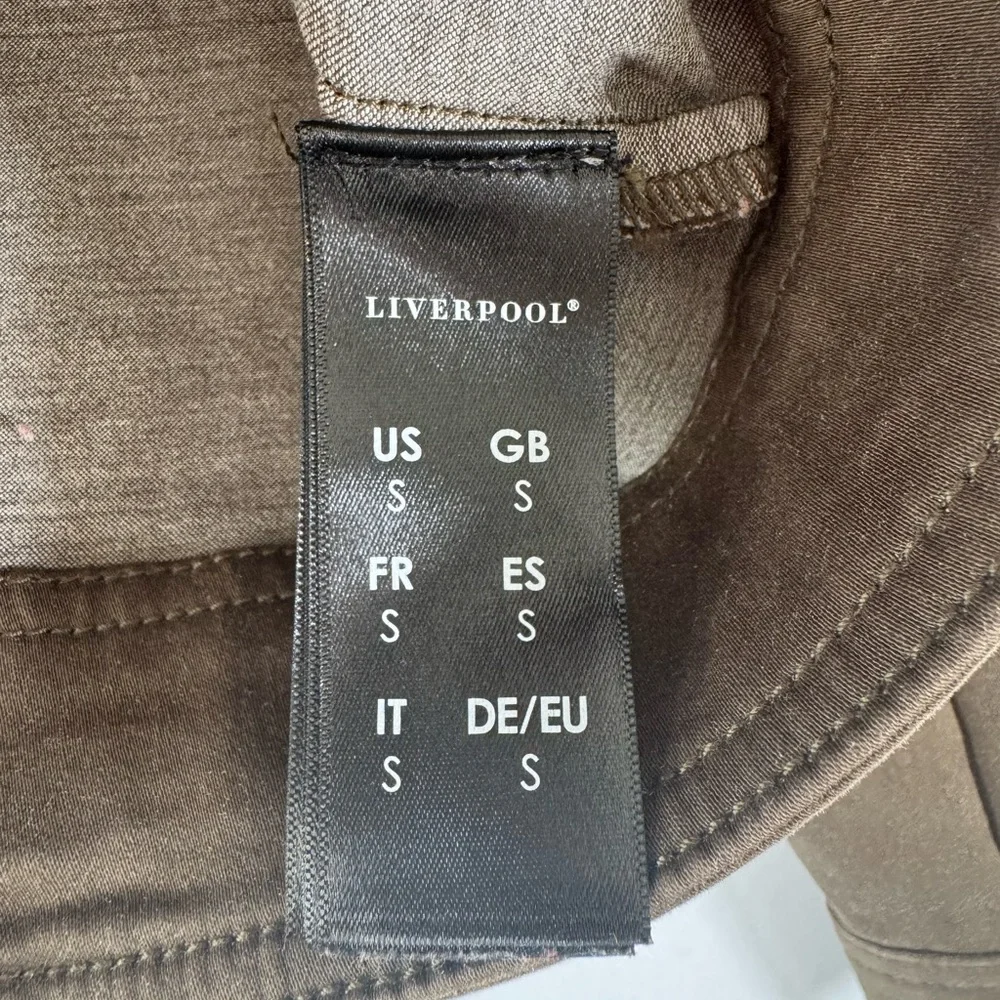 Liverpool Women’s Olive Green Military-Inspired Jacket – Like New, Size S